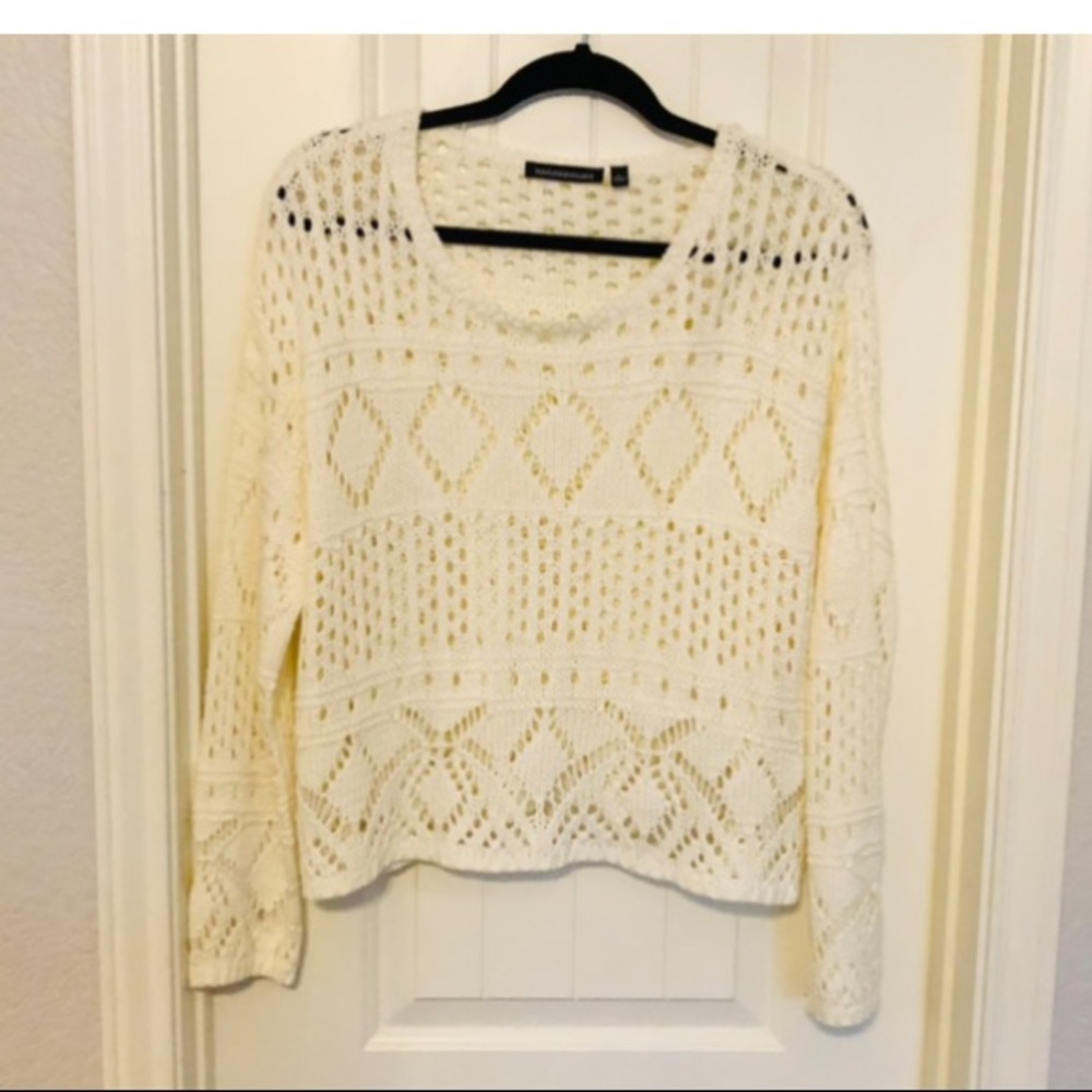 Crochet sweater top